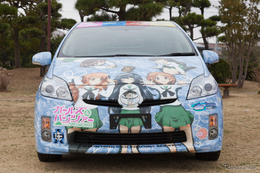 ガールズ&パンツァー痛車「プリウス」