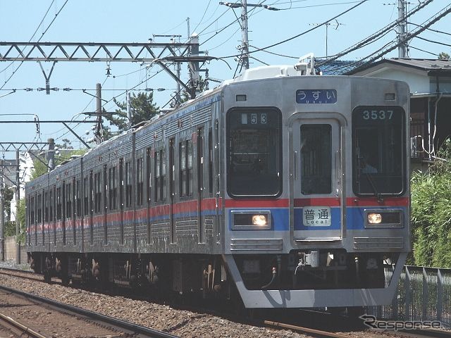 4月1日から芝山鉄道に所属する3500形3537号