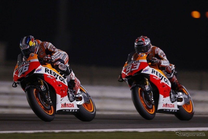 MotoGP ダニ・ペドロサ選手(#26)、マルク・マルケス選手(#93)