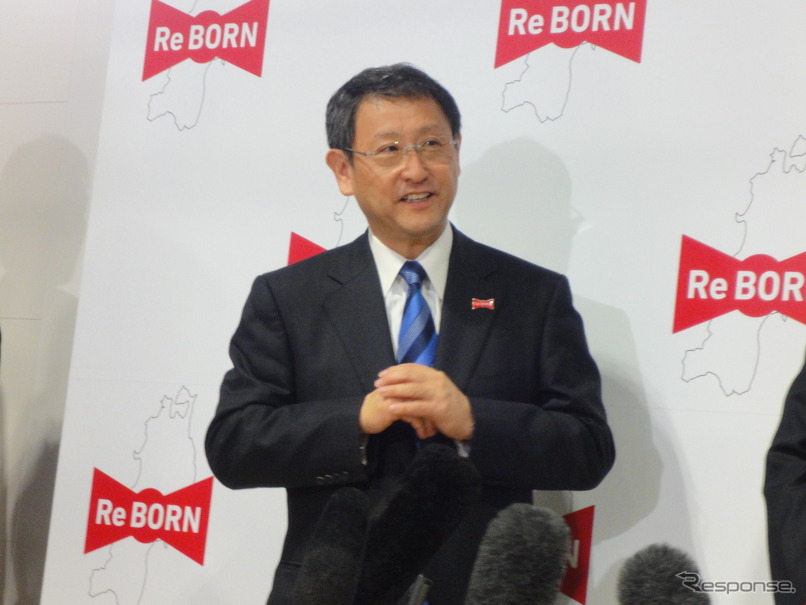 豊田社長　トヨタ東日本学園で