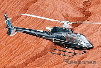ユーロコプター、東邦航空にAS350B3eを納入