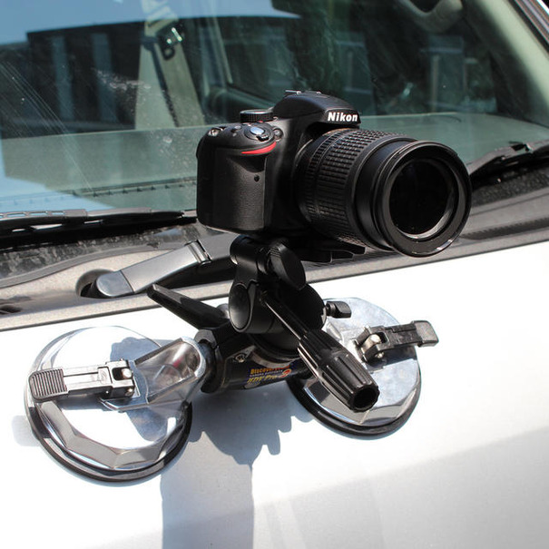 カメラを車の屋根などに取り付けられる 超強力ダブル吸盤カメラマウント レスポンス Response Jp