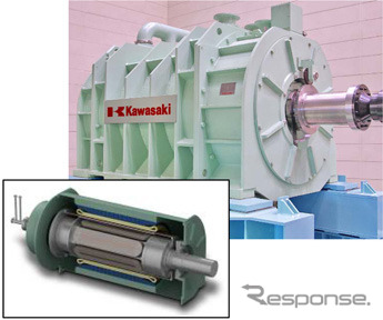 川崎重工、3MW超電導モータを開発