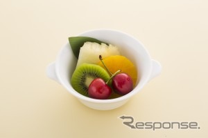 朝食にフレッシュフルーツを追加