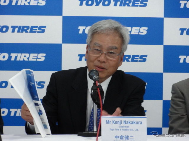 トーヨータイヤの代表取締役会長 中倉健二氏