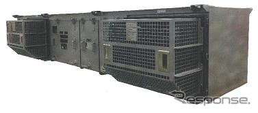 東芝の4in1VVVFインバーター装置。阪急1000系に導入される。
