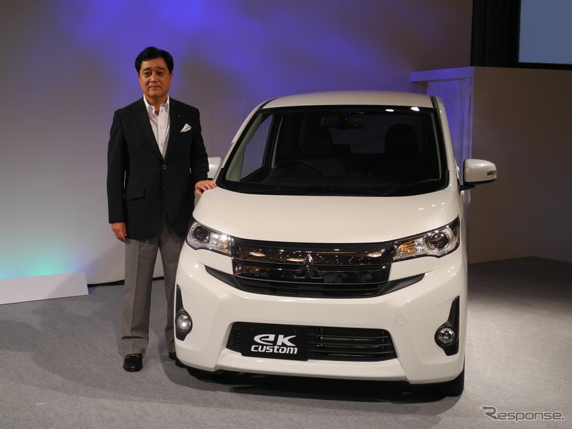 三菱自動車の新型軽自動車『eKワゴン』発表会