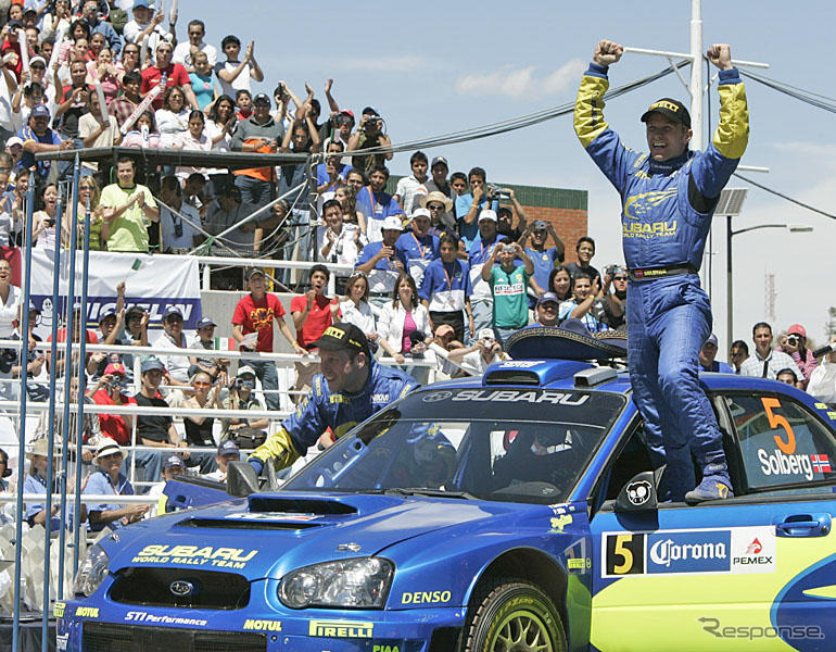 【WRCラリーメキシコ】リザルト…スバル・ソルベルグ連勝