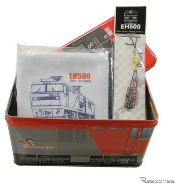 EH500電気機関車缶のセット。