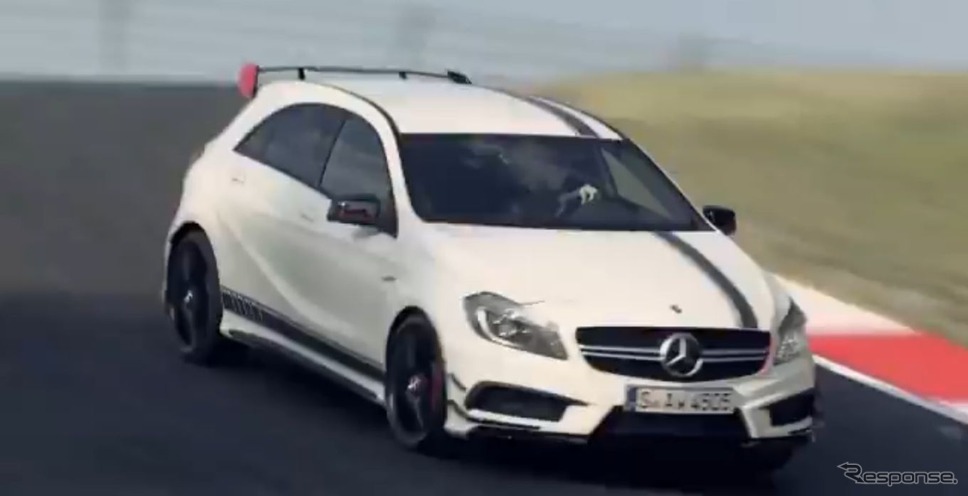 まもなく日本発表 メルセデス Aクラス 最強の A45 Amg ハミルトンが試す 動画 レスポンス Response Jp