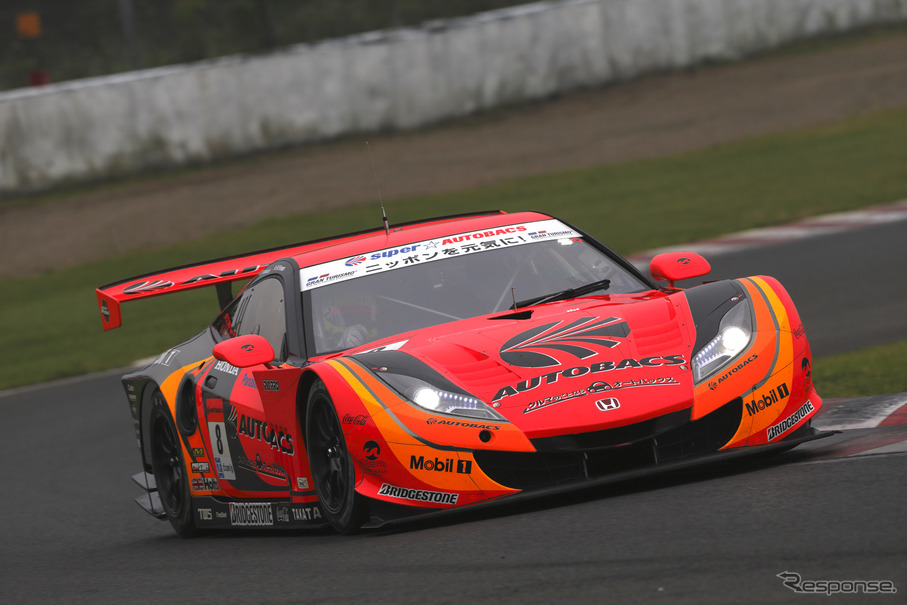 上位の混乱を尻目に逆転優勝を果たした#8 ARTA HSV-010。写真：Honda