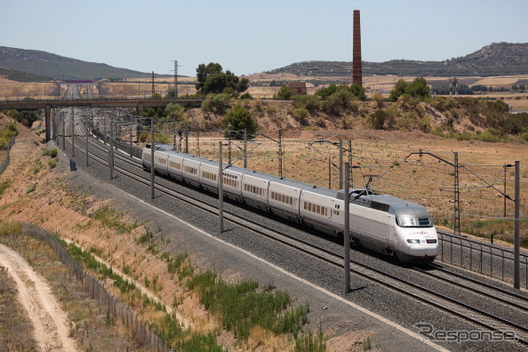 ブラジル高速鉄道計画に入札するとみられるスペインの高速鉄道。入札は少なくとも1年後に延期となった