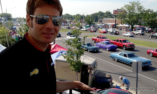 パレードに参加したウィル・パワー