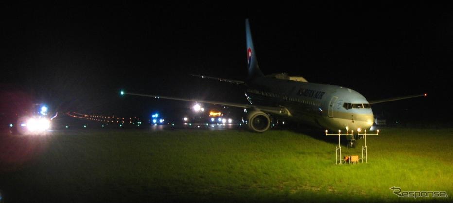 運輸委員会、大韓航空機の新潟空港でのオーバーラン事故調査、進捗状況を公表