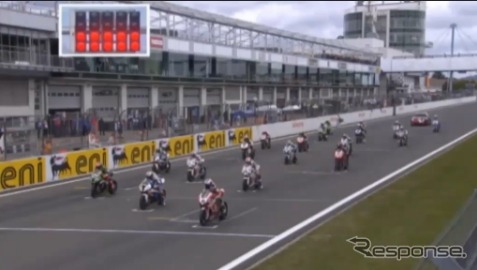 スーパーバイク世界選手権（動画キャプチャ）