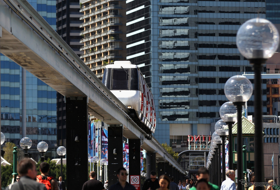 今年6月末で廃止された、シドニー中心部を走るモノレール。グーグルのオフィスに車両2両が設置されると豪メディアが報じた