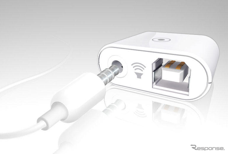 iPod用のUSB＆オーディオ出力変換アダプター…ヘビームーン