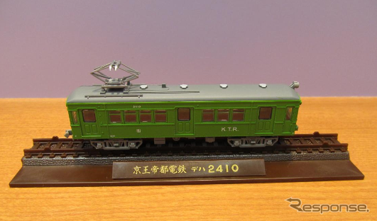 「京王れーるランド」新装オープンを記念して発売される「鉄道コレクション　京王帝都電鉄2400形」