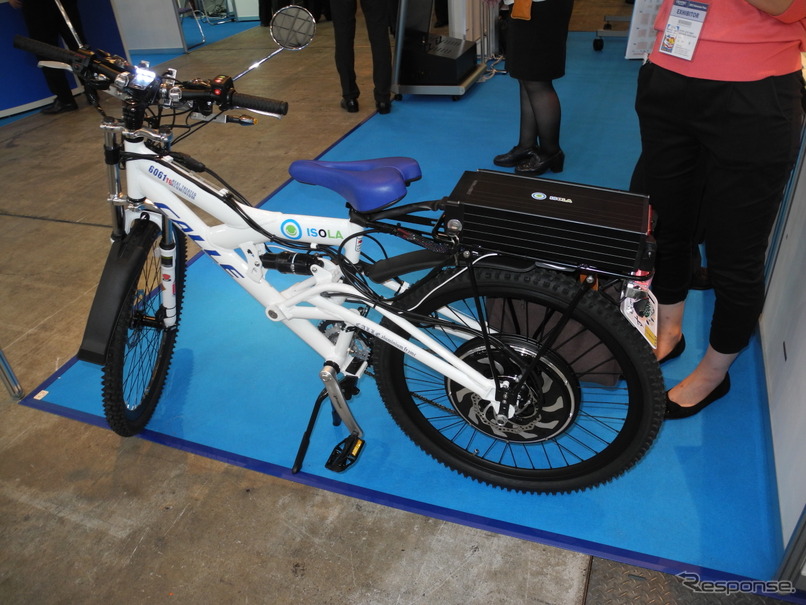有安オートの電動バイク「Eサイクル」(CEATEC13)