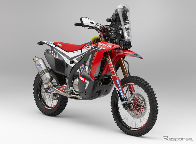 ホンダ 新型crf450ラリー を発表 ダカールラリー王座奪還へ レスポンス Response Jp