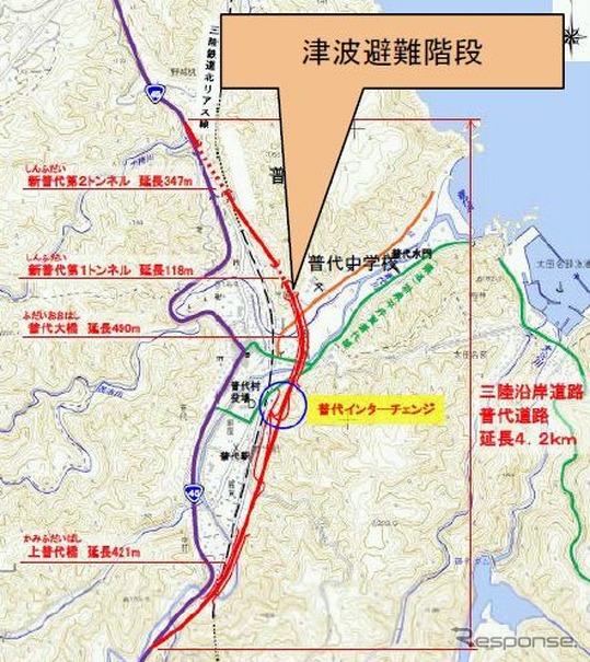 三陸沿岸道路「普代道路」、10月13日に全線が開通…岩手県内では初の復興道路