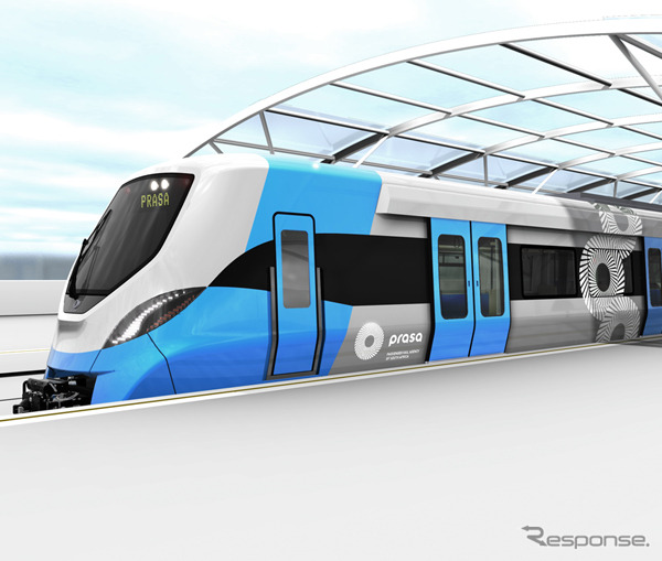 仏アルストムなどの共同企業体が南アPRASAから3600両を受注した新型電車「X’Trapolis Mega」のイメージ