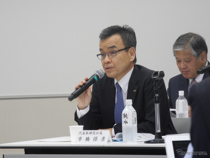 日野自動車の市橋保彦社長