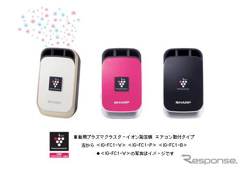 シャープ エアコン吹出し口に取り付ける車載プラズマクラスターイオン発生機を発売 レスポンス Response Jp