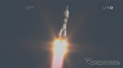ソユーズロケットの打上げ（出典：JAXA）