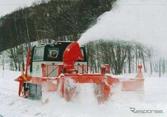 JR北海道は今冬期の安全・安定輸送対策を発表。写真は2台が増備される「排雪モータカーロータリー」
