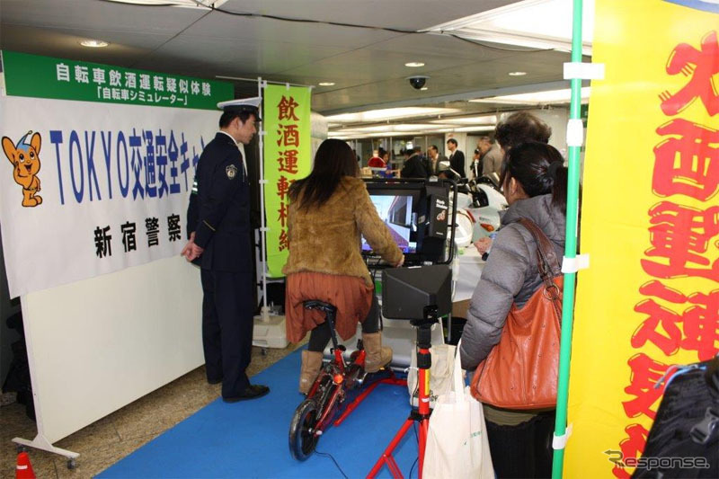 飲酒運転根絶 新宿キャンペーン（昨年の様子）