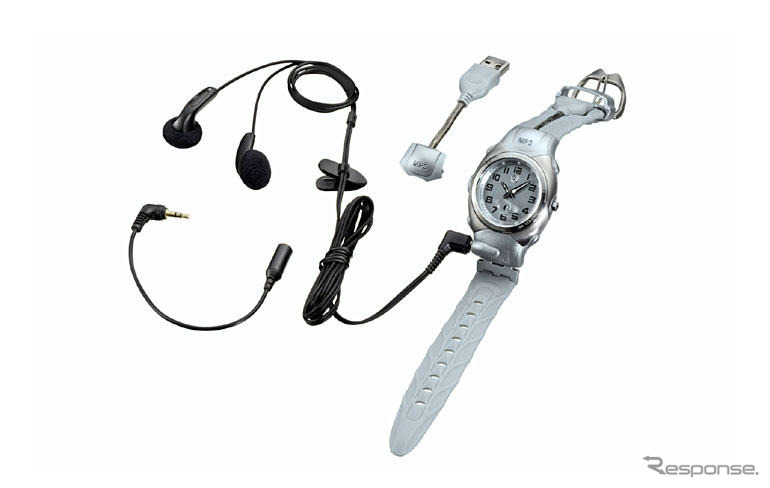 MP3プレイヤー内蔵の腕時計、メルセデスベンツから