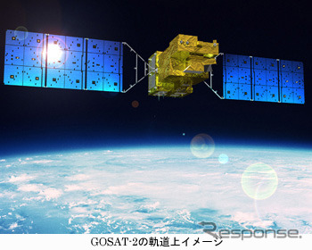 三菱電機が開発に参画するGOSAT-2のイメージ