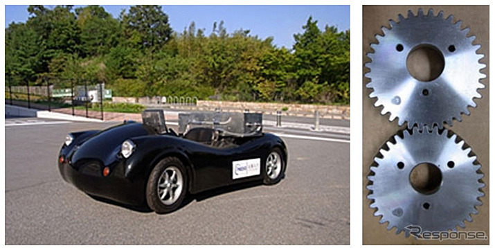 電気自動車・EVUTと変速システム用非円形歯車の例