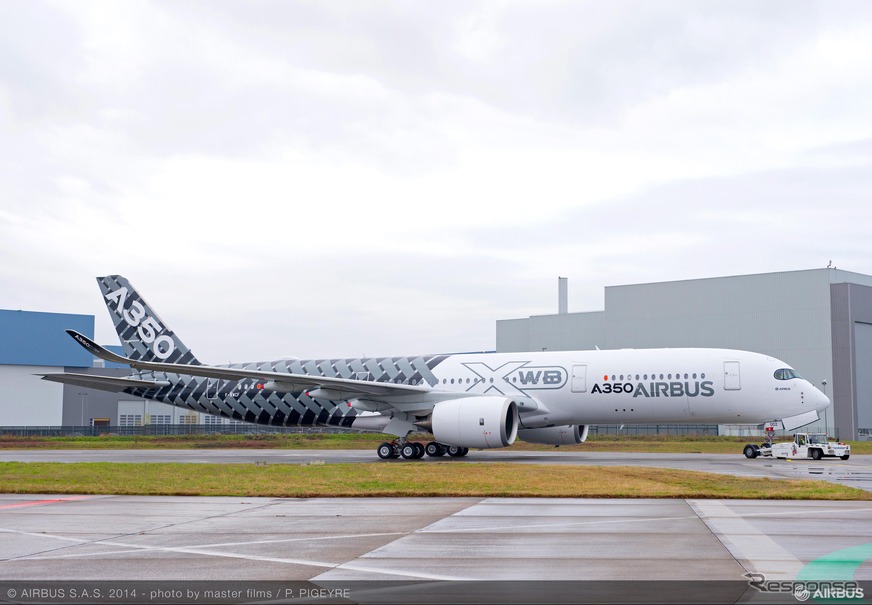 3機目のA350 XWB飛行テスト用航空機であるMSN2