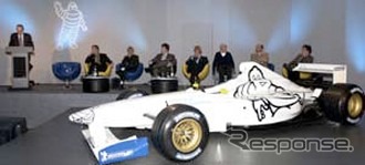 ミシュランがF1参戦公式発表会---集まった顔、顔、顔