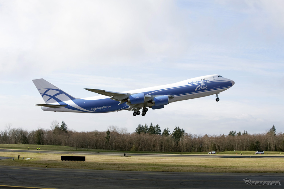 エアブリッジ・カーゴの5機目となる747-8貨物輸送機