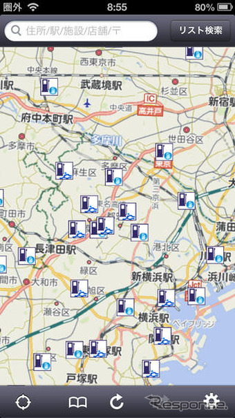 EVSS MAP　充電器共通マップ（iOS向け）