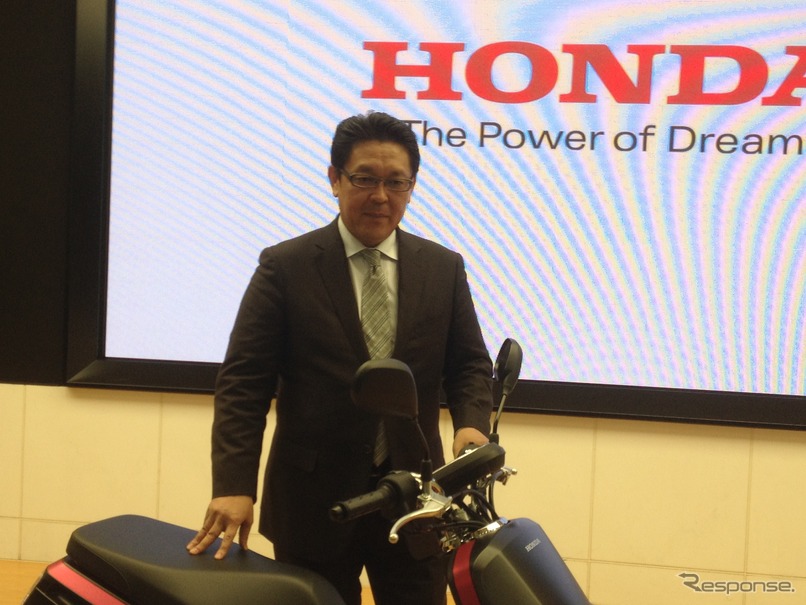 ホンダ 二輪事業本部長の青山真二取締役