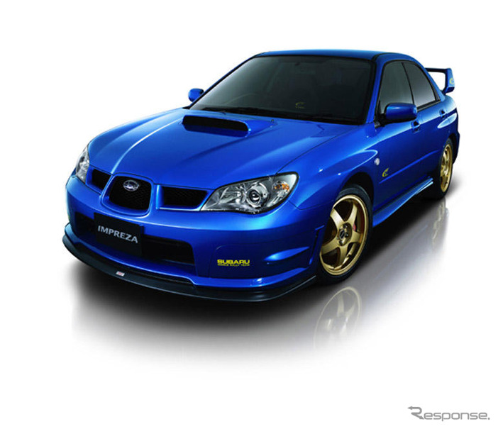 ラリージャパン記念、スバル インプレッサ セダン WRX「WR-Limited 2005」発売