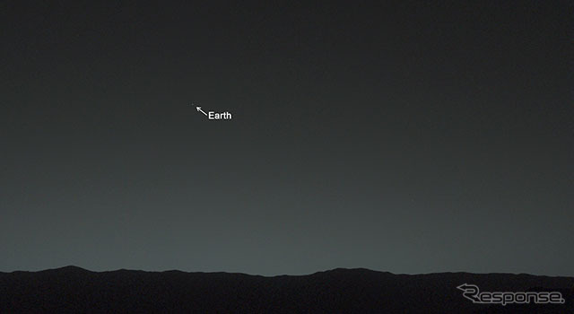 火星ローバー キュリオシティが地球と月の写真を撮影