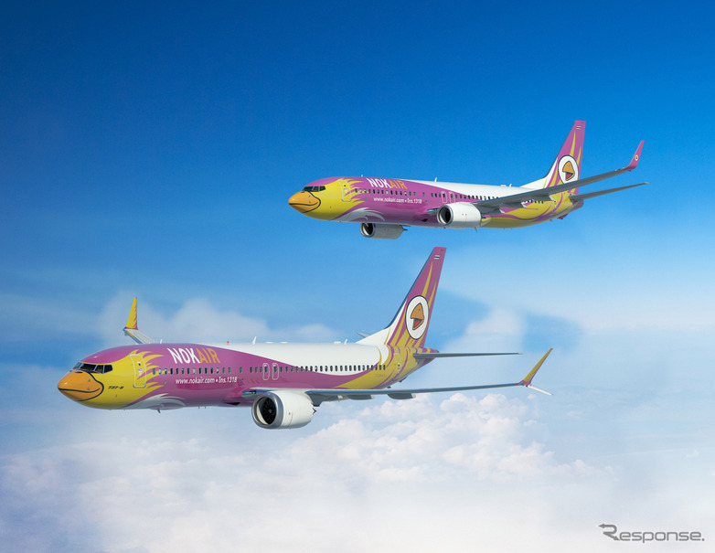 ノク・エアの737 MAXとNG 737