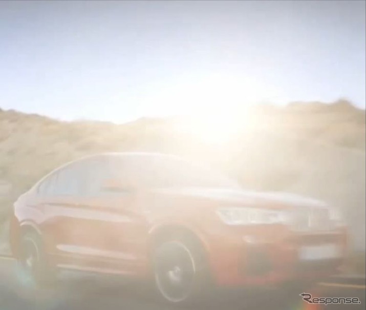 BMW X4 の予告イメージ