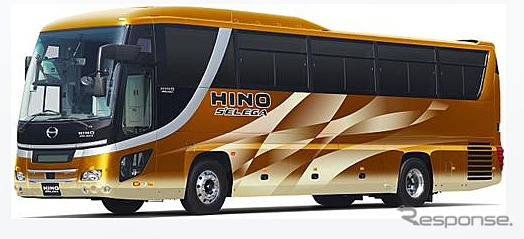 日野 大型観光バス セレガ を改良 燃費向上と安全装備充実 レスポンス Response Jp