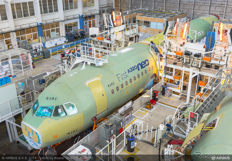 エアバスA320neoの最終組み立てを開始