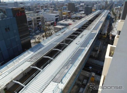 東京メトロは東西線行徳駅に新たに太陽光発電システムを導入。同社は東西線の地上区間各駅に太陽光発電システムを導入する「東西線ソーラー発電所計画」を推進している