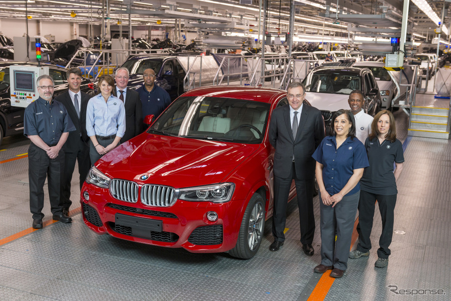 米国サウスカロライナ州スパータンバーグ工場で生産が開始されたBMW X4