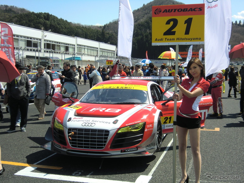 #21 Audi R8 LMS ultraの今季初戦、予選は16位だった。