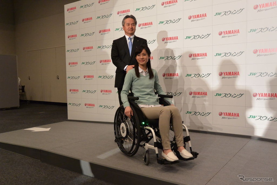 ヤマハ発動機 電動アシスト車いす 発表会
