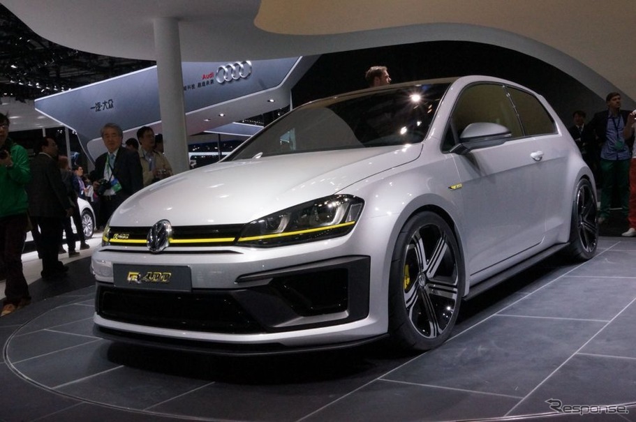 【北京モーターショー14】400馬力のモンスターゴルフ…VW ゴルフ R400 ［詳細画像］